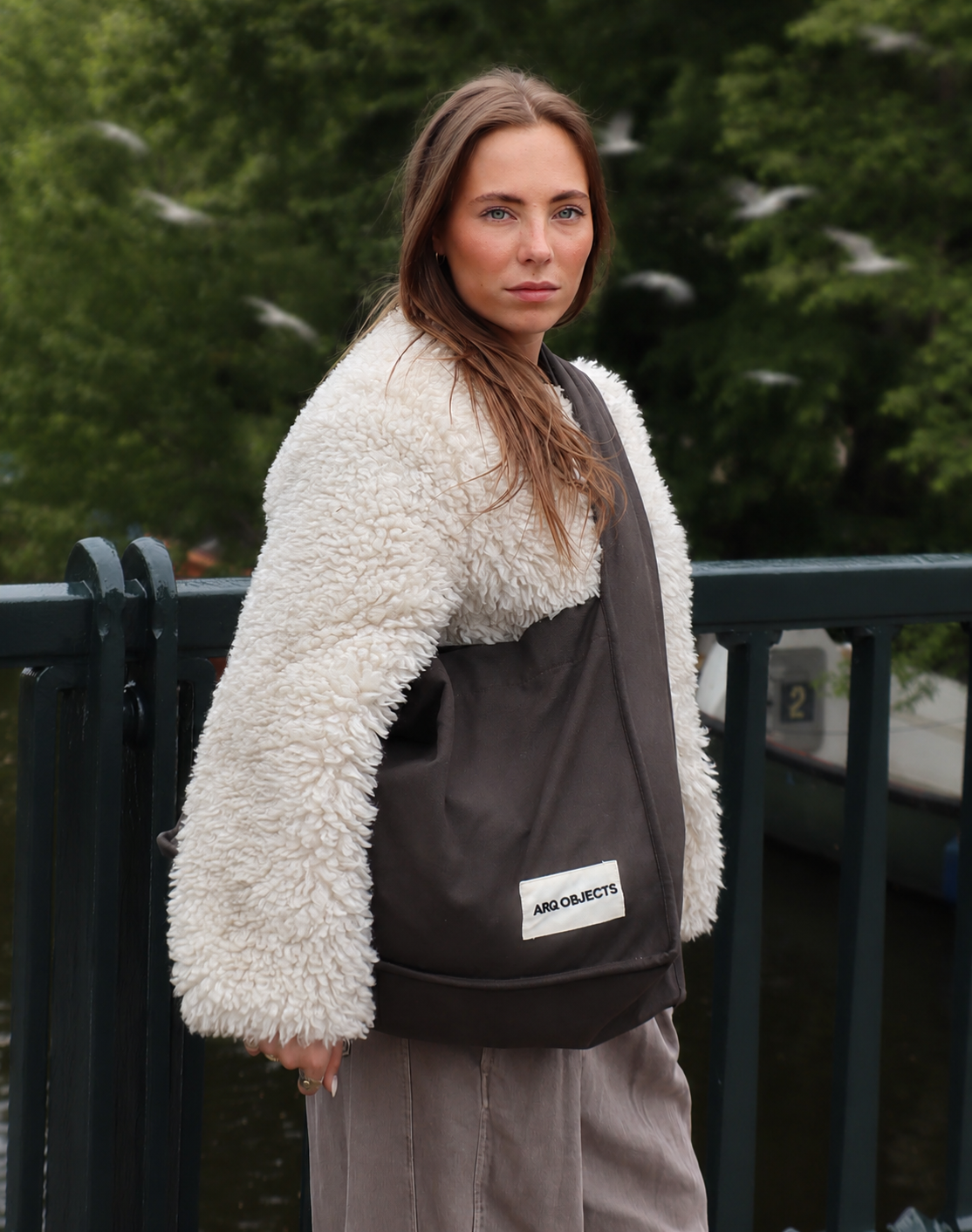ARQ Crossbody — Brown